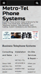 Mobile Screenshot of metro-tel.com